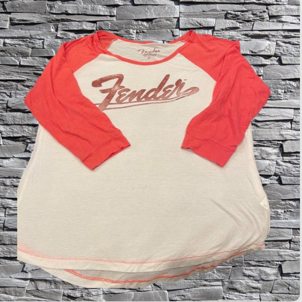 Fender Mid Sleeve Tshirt Distressed